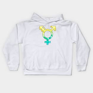 Gender Neutral Sign Kids Hoodie